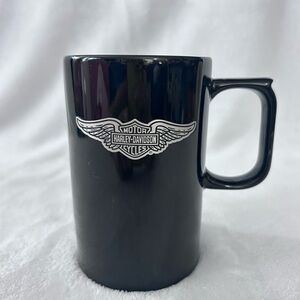 Harley-Davidson Collectible Coffee Mug - Classic Black with Iconic Logo - 16 oz